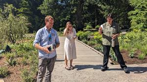 Joe Perkins, Jodie Hilton and Sheila Das - Credit: HW